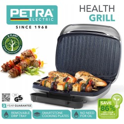 Petra Grill Opiekacz Elektryczny PT4366 czarny 1000 W