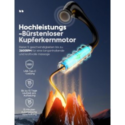 Masażer pleców w kształcie litery U pistolet do masażu, elektryczny /K