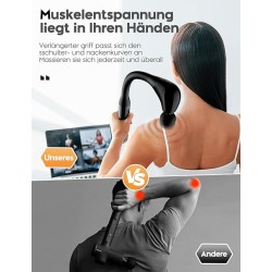 Masażer pleców w kształcie litery U pistolet do masażu, elektryczny /K