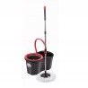 Mop obrotowy Dirt Devil Szary z Wiadrem Mikrofibra