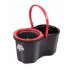 Mop obrotowy Dirt Devil Szary z Wiadrem Mikrofibra