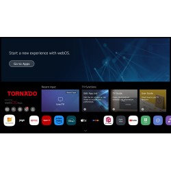 Telewizor LED TORNADO 32ES4301X Czarny 32 cale Smart TV HD
