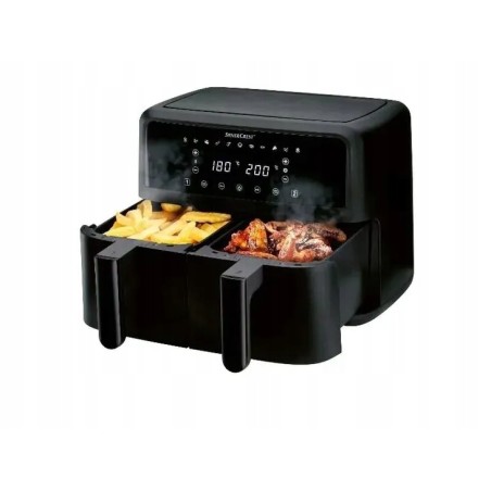 Podwójna frytkownica beztłuszczowa Air Fryer 2600W 2x 4,35l czarna