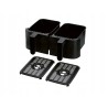 Podwójna frytkownica beztłuszczowa Air Fryer 2600W 2x 4,35l czarna