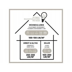 Lampa sufitowa LED Livarno home czarna