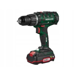 Wiertarko-wkrętarka Parkside PABS 20-Li G8 20V, akumulatory 2Ah, ładowarka,
