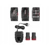WIERTARKA AKUMULATOROWA PARKSIDE PBSPA E4 12V ZESTAW WKRĘTARKA + TORBA