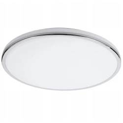 Lampa sufitowa i ścienna LED Livarno Home 15W 3000K 1850 lm 33 cm chrom
