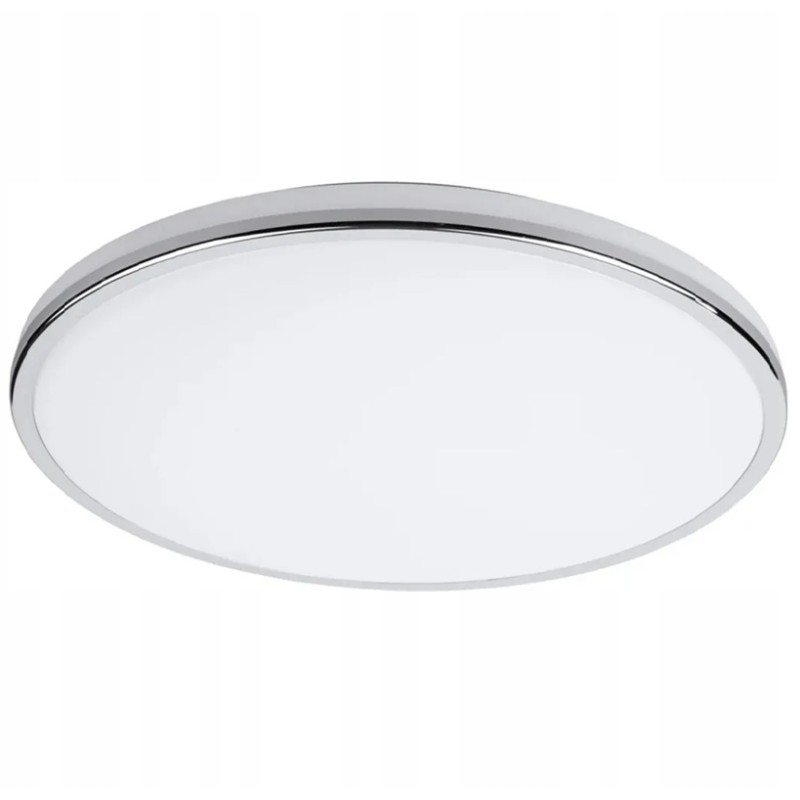 Lampa sufitowa i ścienna LED Livarno Home 15W 3000K 1850 lm 33 cm chrom