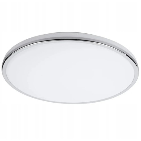Lampa sufitowa i ścienna LED Livarno Home 15W 3000K 1850 lm 33 cm chrom