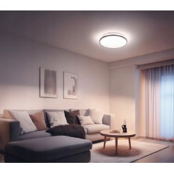 Lampa sufitowa i ścienna LED Livarno Home 15W 3000K 1850 lm 33 cm chrom