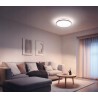 Lampa sufitowa i ścienna LED Livarno Home 15W 3000K 1850 lm 33 cm chrom