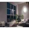 Lampa sufitowa i ścienna LED Livarno Home 15W 3000K 1850 lm 33 cm chrom