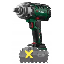 Klucz udarowy akumulatorowy 1/2" 400Nm 20V PASSK 20-Li C4 PARKSIDE