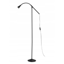 Lampa LED stojąca FREYA, 1-punktowa LIVARNO home, wys, 156 cm czarna