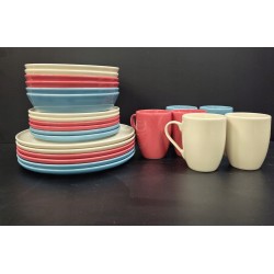 Zastawa stołowa, Zestaw porcelanowa 24 szt., Elba nowy ovp