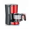 Ekspres przelewowy do kawy SEVERIN KA 4817, 1000W, 1,25 L, czerwony