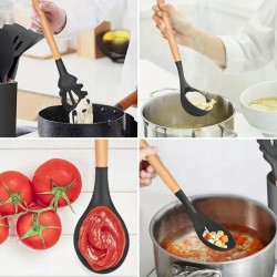 PRZYBORY KUCHENNE SILIKONOWE ZESTAW PRZYBORÓW KUCHENNYCH Akcesoria 12 el.