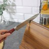 Stojak na noże Brunbeste 1 cm brązowy tworzywo sztuczne
