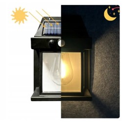 Lampa elewacyjna MEMFLOW 600 lm zasilanie solarne