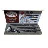 FUNKCJONALNE NOŻE KUCHENNE + OBIERACZKA ZESTAW 4 el SWITZNER SW-5555 BLK