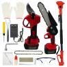 Zestaw piła łańcuchowa ZINCLINE 6" + sekator teleskopowy 21V