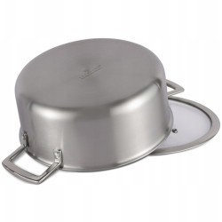 Garnek tradycyjny Edenberg Garnek STALOWY EDENBERG PRO 20cm 2.8L 2,8 l