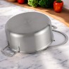 Garnek tradycyjny Edenberg Garnek STALOWY EDENBERG PRO 20cm 2.8L 2,8 l