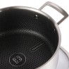 Garnek ze stali nierdzewnej 4,3l z szklaną pokrywą 24 × 10,5 cm Edenberg