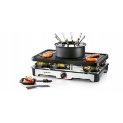 Grill raclette i fondue Silvercrest SRGF 1400 A2, dla 8 osób