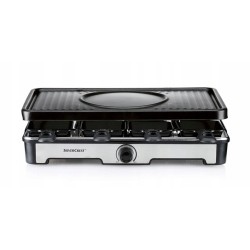 Grill raclette i fondue Silvercrest SRGF 1400 A2, dla 8 osób