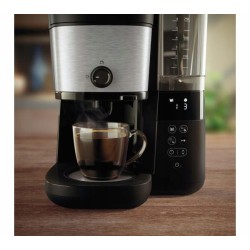 Ekspres przelewowy Philips z wbudowanym młynkiem 1,25 l czarny