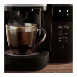 Ekspres przelewowy Philips z wbudowanym młynkiem 1,25 l czarny