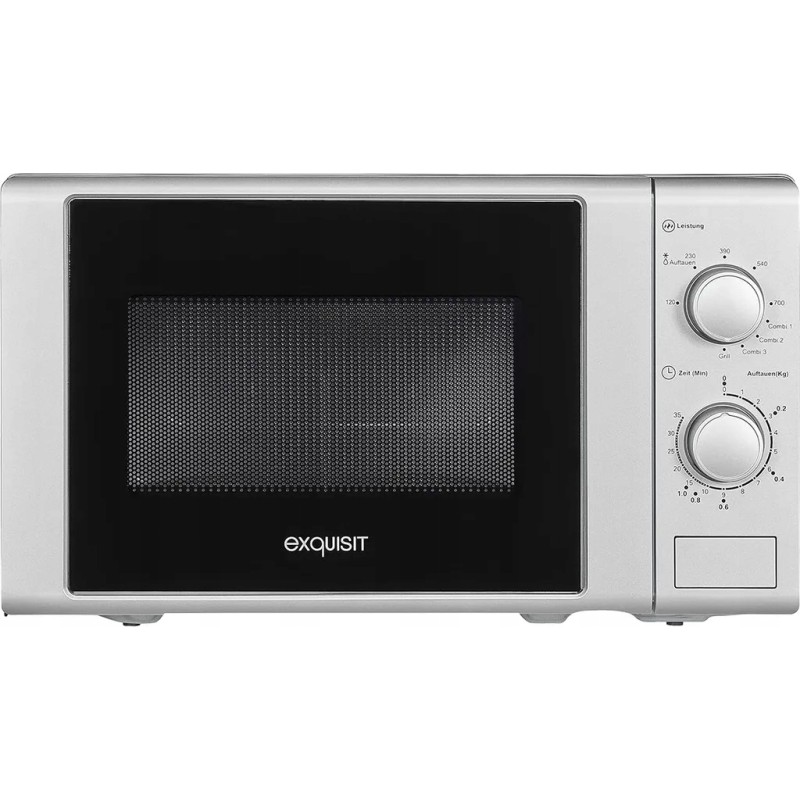 KUCHENKA MIKROFALOWA MIKROFALA MIKROFALÓWKA EXQUISIT MW900-030G SREBRNY