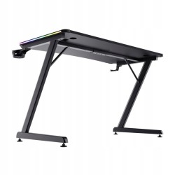 Biurko Trust GXT 709 Luminus RGB Czarne 120 cmx60 cm