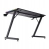 Biurko Trust GXT 709 Luminus RGB Czarne 120 cmx60 cm