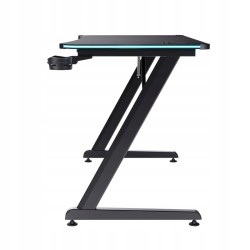 Biurko Trust GXT 709 Luminus RGB Czarne 120 cmx60 cm