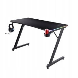 Biurko Trust GXT 709 Luminus RGB Czarne 120 cmx60 cm