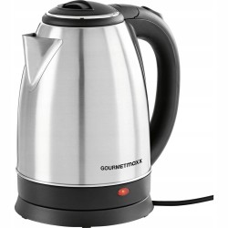 Czajnik elektryczny Gourmetmaxx 14303 1500 W 1,8 l srebrny/szary