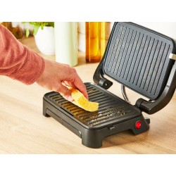 Kontaktowy grill elektryczny Tefal GC270D10 srebrny/szary 1000 W