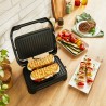 Kontaktowy grill elektryczny Tefal GC270D10 srebrny/szary 1000 W