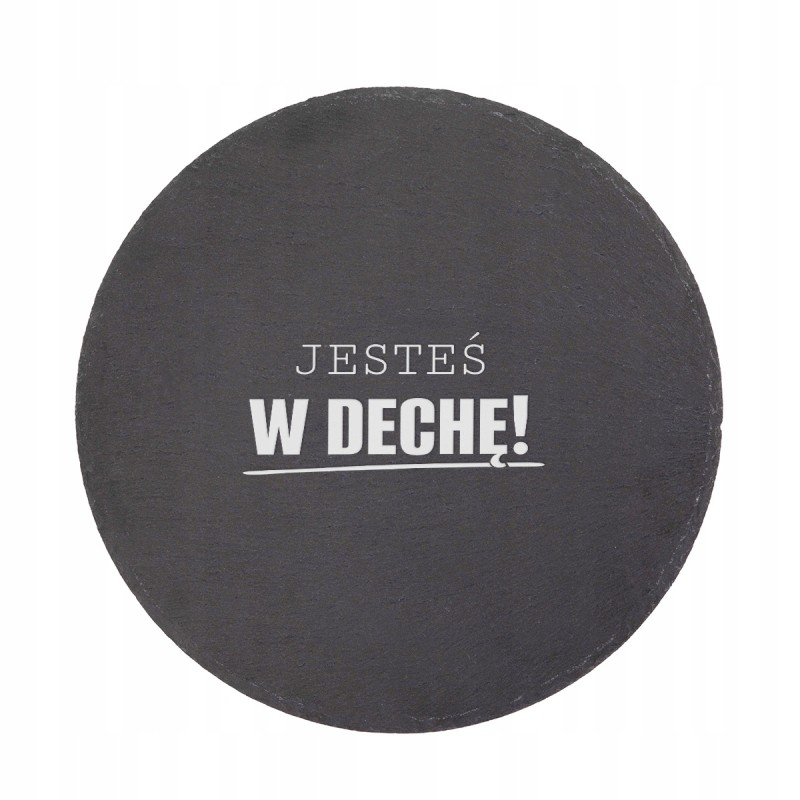 Deska | STONE | obrotowa z nożykami | 30 cm | 751172 Z NAPISEM