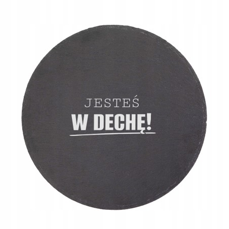 Deska | STONE | obrotowa z nożykami | 30 cm | 751172 Z NAPISEM