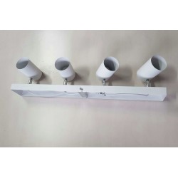LAMPA SUFIOTWA LED 4 OBROTOWE REFLEKTORY BIAŁY 3000K 4.8W LIVARNO