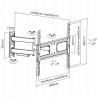 Uchwyt ścienny do telewizora My Wall H 25-2 L 70 kg 37-70"