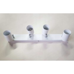 LAMPA SUFIOTWA LED 4 OBROTOWE REFLEKTORY BIAŁY 3000K 4.8W LIVARNO