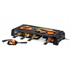 Raclette grill elektryczny SilverCrest SRGM 1500 B2 czarny 1500 W