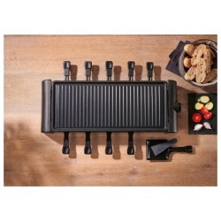 Raclette grill elektryczny SilverCrest SRGM 1500 B2 czarny 1500 W