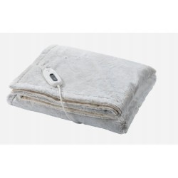 SilverCrest koc elektryczny przytulny ogrzewany 130x180cm szary Powystawowy