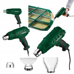 OPALARKA PARKSIDE 2000 W 230 V 550 °C + AKCESORIA 3 Dysze